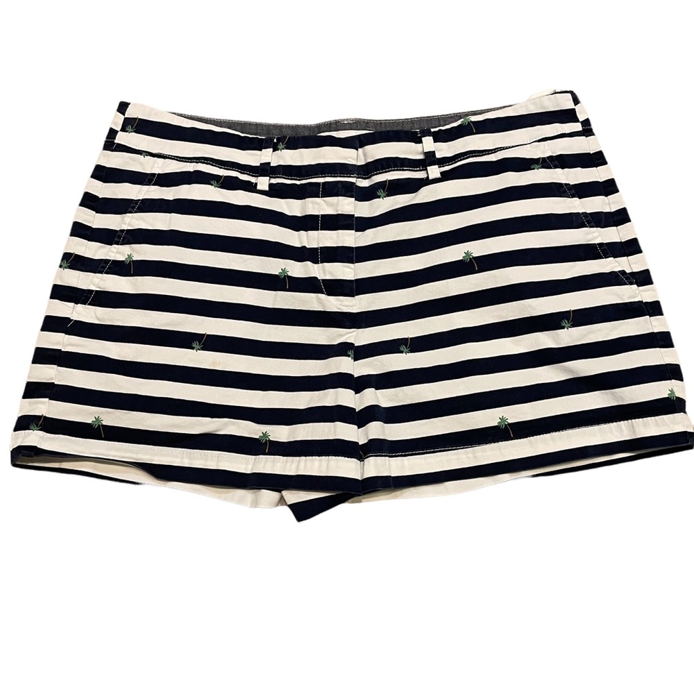 Nautica Striped Palm Tree Sailor Shorts. Size 10 - Picture 1 of 6